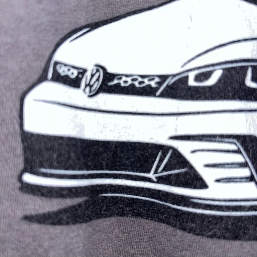 Volkswagen Vintage Y2K Gray Shirt S Cars -“Automotive